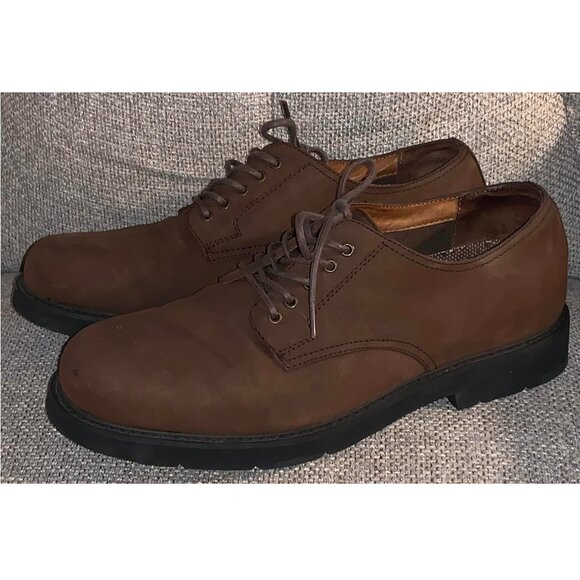 Dockers Men's Lace Up Oxford Brown Suede Leather Shoes (size 12M) 090-2908 - Picture 1 of 5